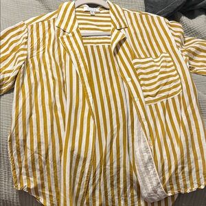 AYR Striped Button-Down Shirt